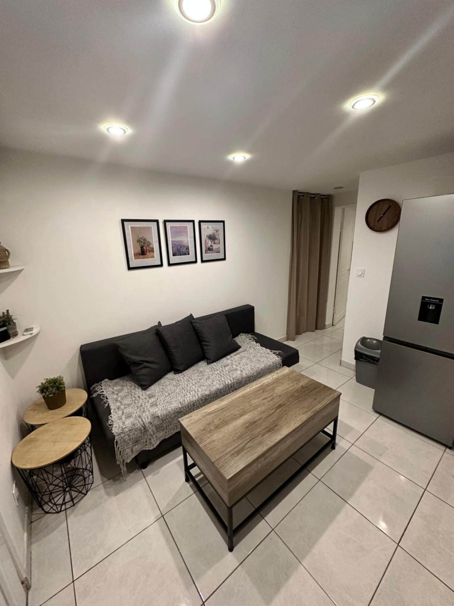 Jolie Appartement Nice Proche Mer Et Aeroport Une Chambre Plus Salon Avec Cuisine Екстериор снимка